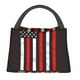 thumbnail image 1 of Fotbe USA Flag Cross Bolsa Térmica Portátil con Estampado, Bolsa de Entrega de Alimentos Aislada, Bolsa Reutilizable de Gran Capacidad para Comidas y Supermercado, 1 of 6
