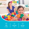 thumbnail image 2 of Intex 100-Pack Large Plastic Multi-Colored Fun Ballz For Ball Pits Bounce House, 2 of 10