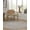 Taupe, Medium Gray, Mustard / Edie, variant on Hauteloom Floravine Living Room, Bedroom Area Rug - Gray, Yellow - 5'3"-Round