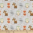 thumbnail image 2 of Mainstays 42" Light-weight Flannel Fabric Buddies Patchwork by the Yard, Gray, 2 of 4