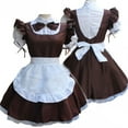 thumbnail image 2 of Robes d'Été pour Femmes Lingerie Costume de Servante Cosplay pour Femmes Couvre-Chef Tablier Faux Col Nœud Papillon Robe, 2 of 3