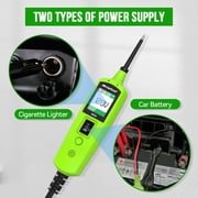 Mrcartool B530 12V 24V Automotive Circuit Tester Test Light Electrical System Diagnostic Toolwith DC/AC Voltage, Resistance & Diode Test, 10m Cable