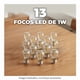 thumbnail image 3 of Serie de luces Aksi IP65 E27 con 12 focos S14 7.3 cm Luz Cálida, 3 of 5