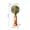 Orange, variant on Vintage Floral Handheld Fan, Portable USB Rechargeable Mini Fan with Phone Stand, 3-Speed Adjustable Personal Cooling Fan, Retro Summer Travel Accessory