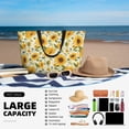 thumbnail image 5 of Kdxio Beautiful Countryside Sunflower for Beach Bag for Women Large Beach Tote Bag Waterproof Sandproof Swim Bag with Zipper Pockets Beach Vacation Travel, 5 of 7