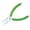 Green, variant on Nylon Jaw Pliers Steel Flat Nose Plier for Jewelry Bending Beading Pliers Polishing Handmade Jewelry Making Craft Tools