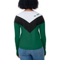 thumbnail image 5 of Women's WEAR by Erin Andrews Green/Black New York Jets Plus Size Chevron Tri-Blend Long Sleeve T-Shirt, 5 of 5