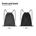 thumbnail image 6 of Horeoi Golf Balls Print Drawstring Bags for Gym Sports Yoga Travel Lightweight Foldable Sackpack for Men Women Teens, 6 of 7