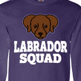 thumbnail image 4 of Inktastic Dog Chocolate Labrador Squad Long Sleeve T-Shirt, 4 of 5