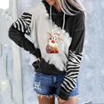 thumbnail image 1 of Ichuanyi liquidación de la moda femenina casual impreso estampado de manga larga blusa con capucha sweatershirt ICHUANYI WER2023082210047, 1 of 5
