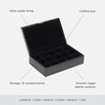 thumbnail image 4 of Caja de gemelos Wolf Heritage de piel sintética con 15 compartimentos, 4 of 6