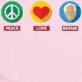 thumbnail image 2 of CafePress - Peace Love Bernie Body Suit - Baby Light Bodysuit, Size Newborn - 24 Months, 2 of 4