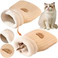 thumbnail image 1 of Saco para Gatos Cama Cueva Túnel Nido Felpa Suave Suministros, 1 of 9