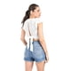 thumbnail image 3 of Crop top bordado sin manga Roman Fashion /Juvenil, 0315 (Blanco) blanco CH, 3 of 5