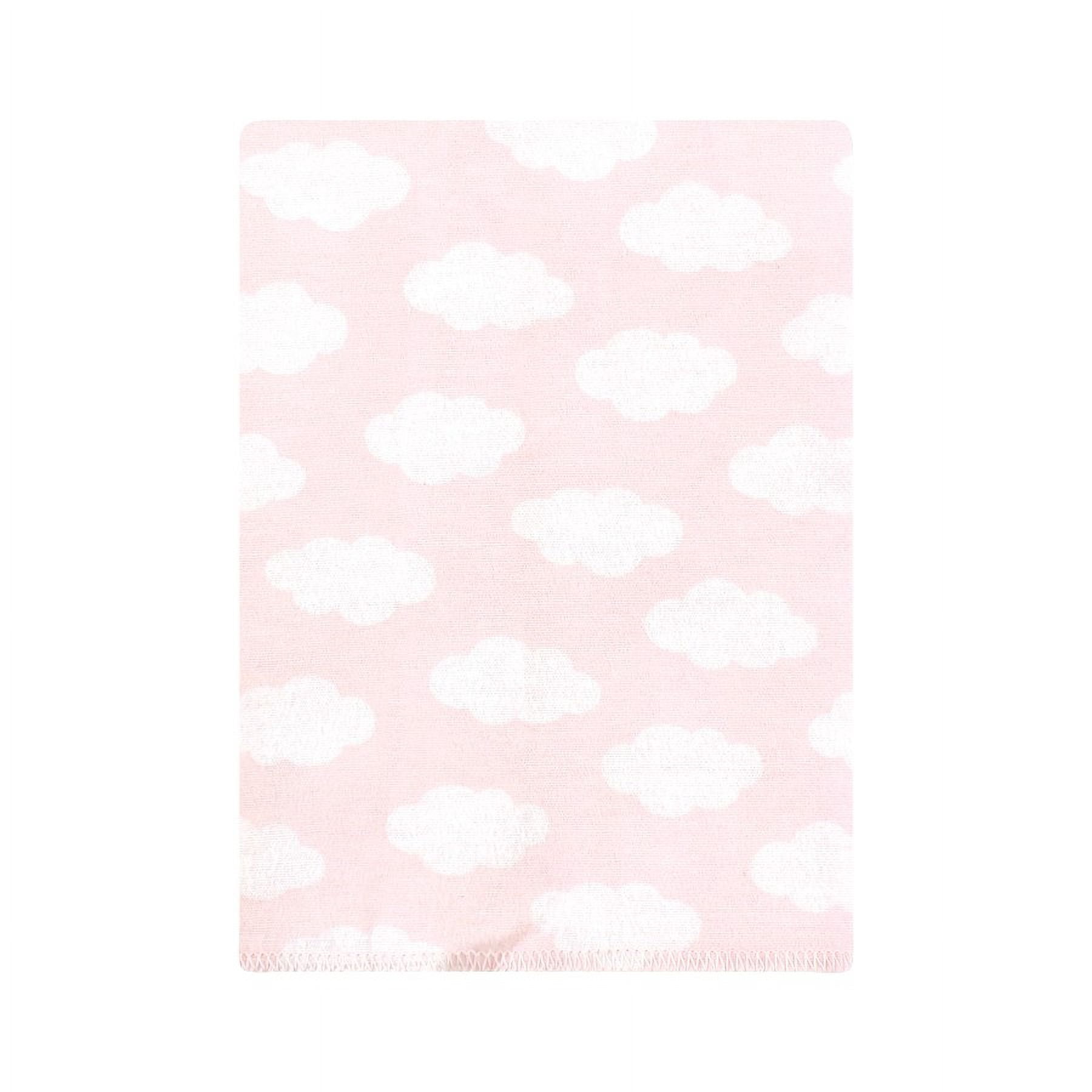 Hudson Baby Unisex Baby Cotton Poly Flannel Burp Cloths Bundle, Unicorns Rainbows, One Size