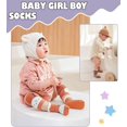 thumbnail image 2 of Baby Socks Toddlers Socks Baby Toddler Girls Boys Non Slip Grips Socks with Grippers Cotton Gifts Socks, 2 of 6