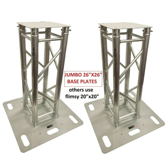 (2) 0.5 Meter DJ Lighting Aluminum Truss Dual 1.64 ft Totem System Moving Head