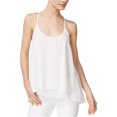 thumbnail image 1 of Rachel Roy Blouse en Tricot à Aspect Superposé pour Femmes, Blanc, Moyen, 1 of 2