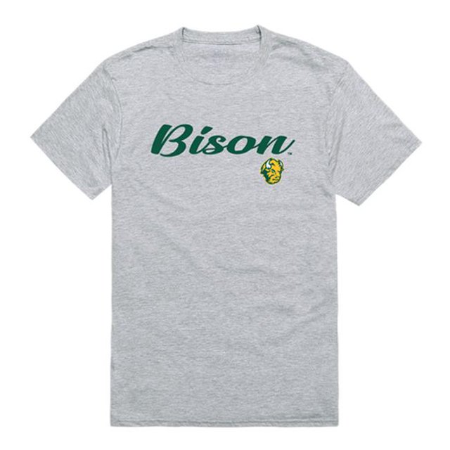 W Republic 554-140-HGY-05 North Dakota State T-Shirt Script University, Gris Chiné - 2TG