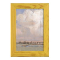 Billowing Clouds II - Framed Print w/glass - Sunflower Yellow