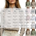 thumbnail image 2 of Lenpel Womens Long Sleeve Tops Business Casual Work Blouses Stand Collared Shirts Lightweight Fall Clothes, 2 of 7