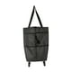 thumbnail image 3 of Bolsa de compras con ruedas, bolsa de mano plegable, bolsa de viaje de tela Oxford con ruedas, carrito de hombro para viajes, cocina, hogar, picnic Negro, 3 of 9