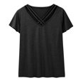thumbnail image 3 of ZJXFGS Women'S Workout Tops Criss Cross Top for Women Gym Tops for Women Tops for Women Trendy Black 2XL, 3 of 9