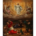 thumbnail image 2 of Netherlandish School 20x23 Black Ornate Framed Double Matted Museum Art Print Titled: The Transfiguration of Christ (17th Century), 2 of 5