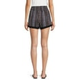 thumbnail image 3 of No Boundaries Juniors Gauze Shorts with Crochet Trim, 3 of 5