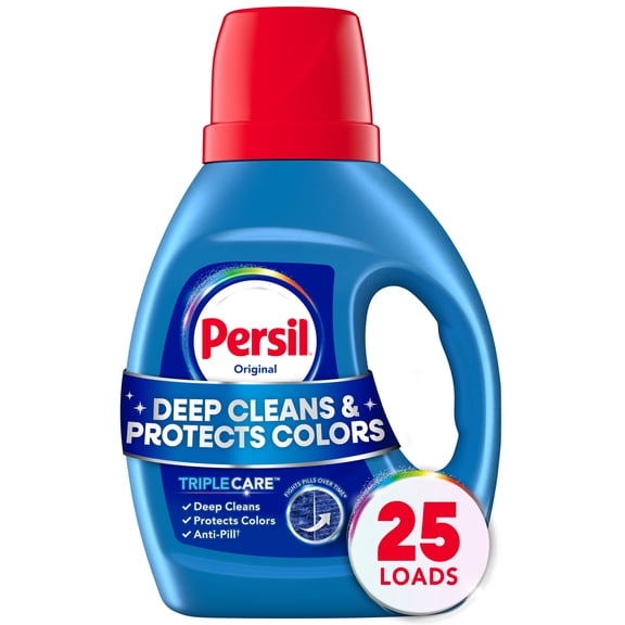 Persil Deep Clean Liquid Laundry Detergent, Original, 34 fl oz, 25 loads