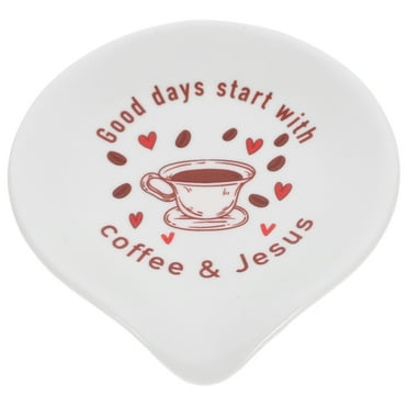 Ceramic Spoon Holder Coffee Spoons Delicate Scoop Holder Spoon Rest for Stove Snack Tray Kitchen Scoop Rests