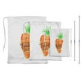 thumbnail image 3 of Darling Souvenir White Carrot Easter Party Supplies&nbsp;Drawstring Pouches&nbsp;Favor Bags 15 Pieces, 3 of 5