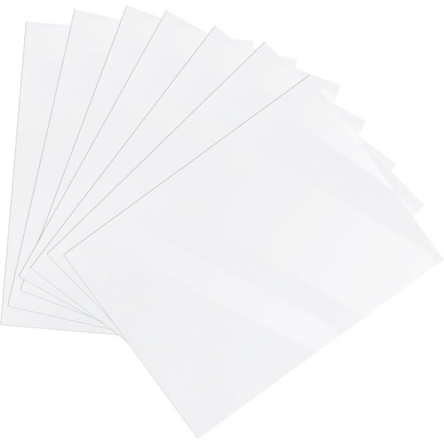 shiyou-Printable Vinyl Sticker Paper for Inkjet Printer - Glossy White - 22 Waterproof Decal Label Self-Adhesive Sheets 8.5"x11"- Dries Quickly
