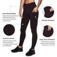 RBX Active Women's Full Length High Waist Fleece Lined Leggings with