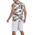thumbnail image 2 of Sikiie Beach Basketball Jersey Reversible Men's Mesh Athletic Sports Shirts Training Practice S-4XLMedium, 2 of 6