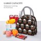 thumbnail image 5 of Disketp Butterfly Skull Bolsa Térmica para Almuerzo, Lonchera con Abertura Amplia y Gran Capacidad, Organizador Reutilizable para Mujeres, Hombres y Adultos, 5 of 6