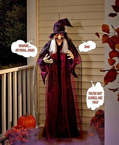 Fancy Dress Hanging Witch 30" Halloween Decoration/Prop 