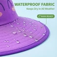 thumbnail image 6 of Girls Beach Bucket Hat 3-8 Years Outdoor Kids Sun Hats Neck Boys Girls Wide Brim UPF 50+ Children Bucket Hat Hat Summer Cap, 6 of 9