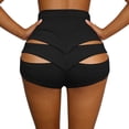 thumbnail image 2 of AnuYalue Women's Booty Shorts High Waist Workout Shorts Gym Dance Yoga Shorts Butt Lifting Bottoms Black M, 2 of 7