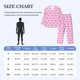 thumbnail image 4 of Fotbe Pink bows Pijama de Hombre con Estampado de Manga Larga, Conjunto de 2 Piezas, Ropa de Dormir Suave y Cómoda con Bolsillos-XX-Large, 4 of 7