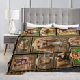 thumbnail image 4 of Wijzvio Cocker Spaniel Dog Throw Blanket Soft Fuzzy Fleece Blanket For Couch Bed Living Room Decoration 50"X40", 4 of 9
