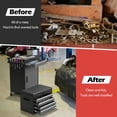 thumbnail image 4 of Aimee Lii 2-in-1 Rolling Tool Chest with 5 Sliding Lockable Drawers, Tool Chest for Indoor Outdoor Patio Backyard-Black & Gray, 4 of 10