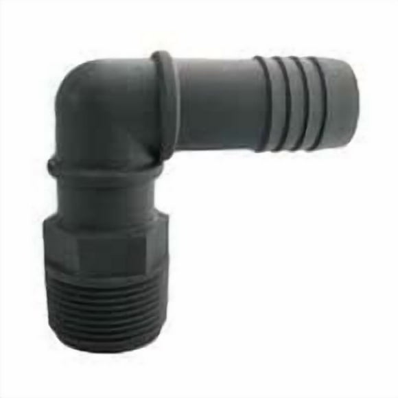 Codo de montaje de tuberías macho PLUMB Deeze de 1 pulgada