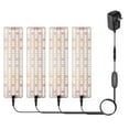 thumbnail image 1 of Full Spectrum LED Plant Growth Light Board Supplement Light for Indoor Plants Seedling Growth Lamp Plant Light Panel with 3/6/12H Smart Timer 6 Dimmable Levels, One Drag Four, 1 of 8