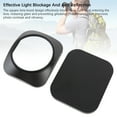 thumbnail image 4 of Camera Lens Hood Aluminium Alloy Accurate CNC Fine Processing Lens Hood Shade Protector with Cap, 4 of 7