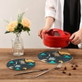 thumbnail image 7 of Dinosaur 2 Pack Pot Holders Trivets, Heat Resistant Hot Pads for Kitchen Table Decoration Trivets for Hot Dishes/Pot/Bowl/Teapot/Hot Pot Holders, 7" + 9.45", 7 of 7