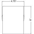 thumbnail image 2 of TL-20363LEDDLP-BRZ Access Lighting Poseidon - 6 Inch 3W 1 LED Outdoor Wallwasher-Bronze Finish, 2 of 3