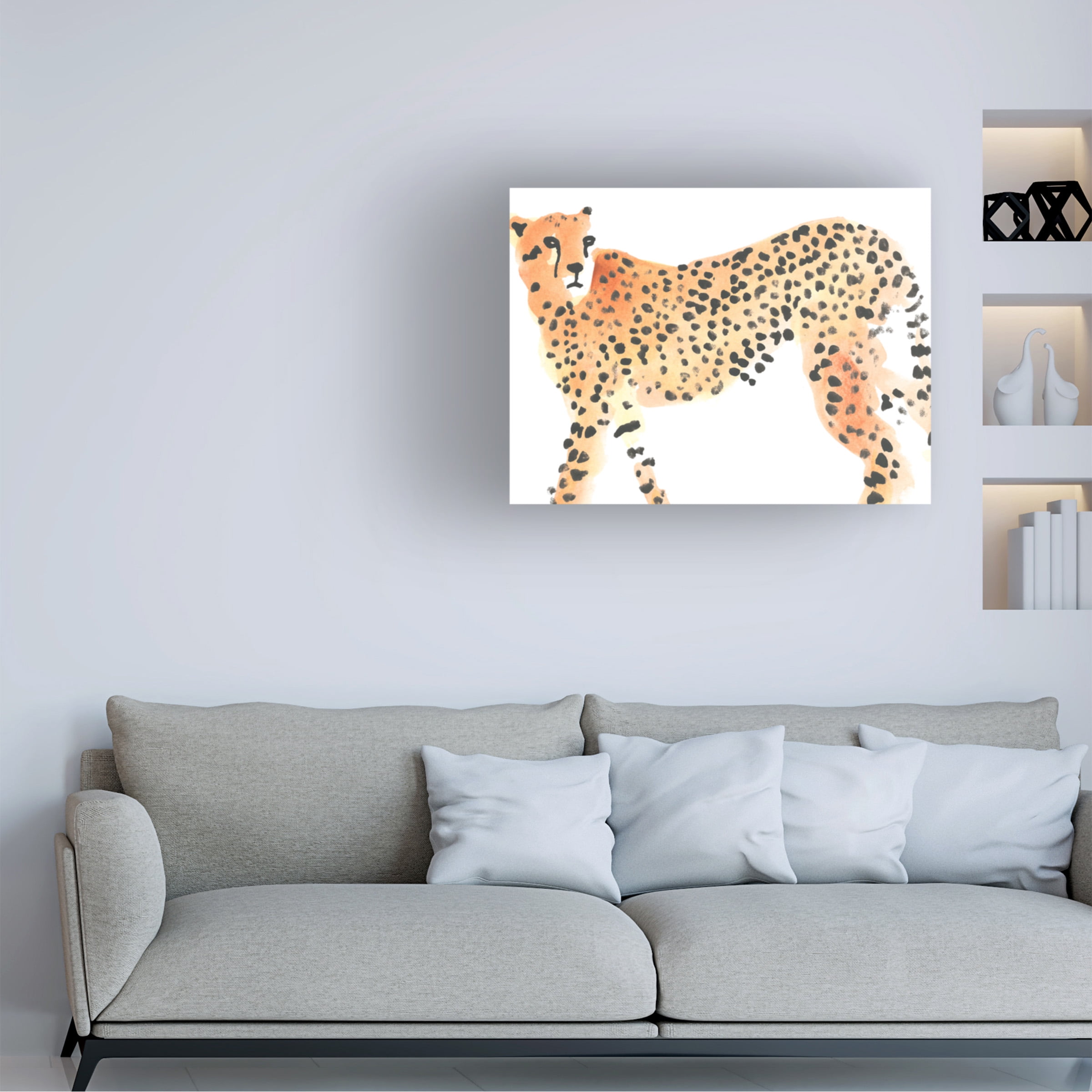 June Erica Vess 'Majestic Cheetah II' Canvas Art