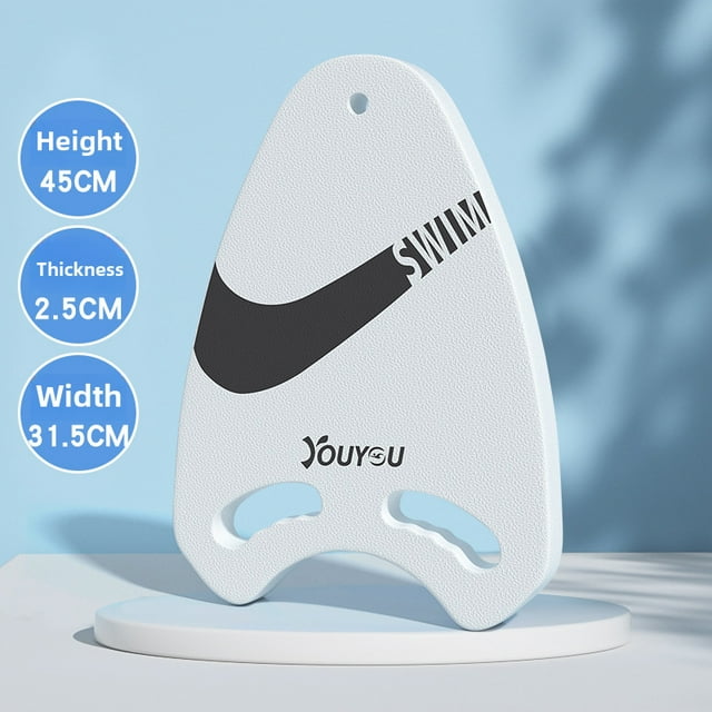 Premium EVA Floating Board for Kids & Adults - Trendy Pattern Design, A/U-Type Thickness Options, Ideal Swimming Aid for Beginners, Water Sports Support & Stability, Up to 180 lbs Capacity (Milky