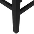thumbnail image 4 of 2-Piece Black Stools - Plush Cushions for Comfort - Slide Under Furniture - Sturdy Wood Frame, 4 of 6